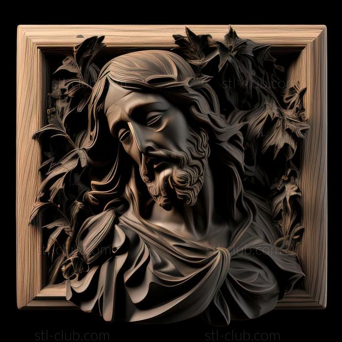 3D model st jesus (STL)